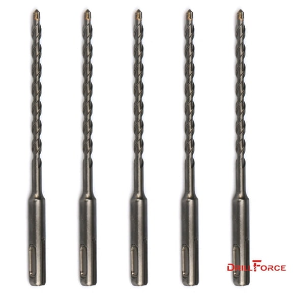 5PCS 1/4" X6" Drill Bit Set SDS Plus Rotary Hammer Concrete Masonry Carbide Tip