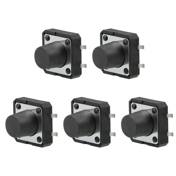 5PCS 12x12x9mm Panel Micro PCB Momentary Tactile Tact Push Button Switch DIP