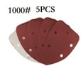 thumbnail image 1 of 5PCS 140*98mm Sandpaper Triangle Hook & Loop Abrasive Sanding Disc Grit 40-1000, 1 of 1