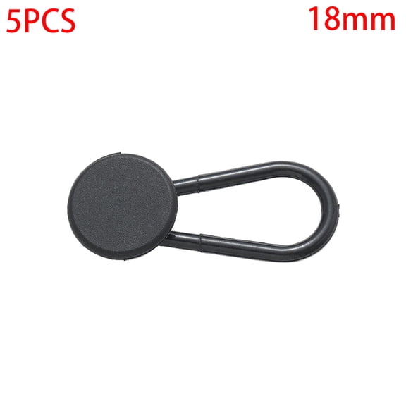 5PCS 15mm/18mm Pants Extender Buttons Flexible Waist Extenders For Black Jeans Pants Pregnancy Trousers Lengthen Rubber Button