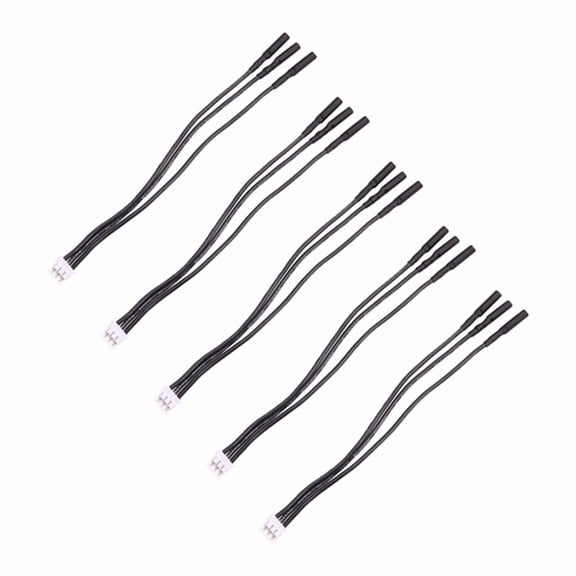 5PCS 2.0 Banana Plug to PH2.0 3pin Conversion Wire Brushless Motor ESC Conversion Extension Cable Wire for RC Car Boat