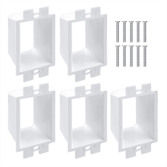 5PCS -2 Electrical Outlet Box Extenders with 10PCS Screws