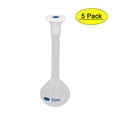 thumbnail image 1 of 5PCS 25ml Long Neck Plastic Volumetric Measuring Flask Heatproof For Laboratory, 1 of 5