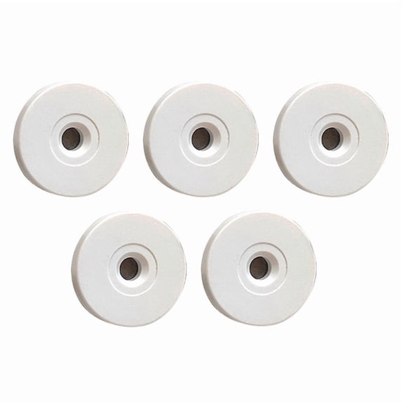 5PCS 25mm RFID Checkpoints Label Tag Guard Tour Patrol System Anti-Metal NFC 213 Chip 13.56MHz 144bytes White,5 * RFID Tag,White