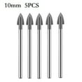 thumbnail image 1 of 5PCS 3-12mm Glass Drill Bit Tungsten Carbide Tipped for Ceramic Tile Cutter Tool, 1 of 4