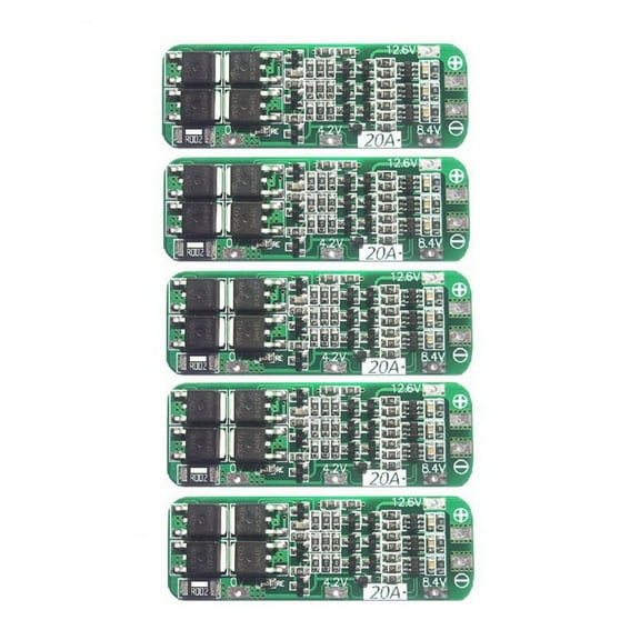5PCS 3 Serail 3S 20A Li-Ion Lithium Battery 18650 Charger Protection Board Module PCB 12.6V Cell
