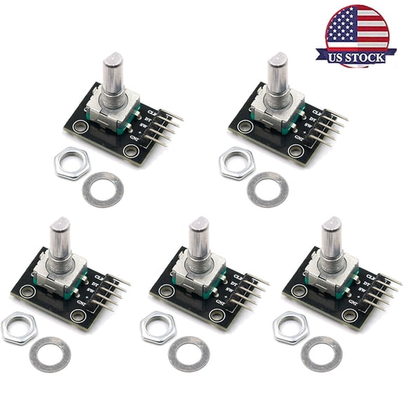 5PCS 360 Degrees Rotary Encoder Module Brick Sensor Development Board For KY-040