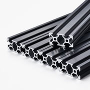 5PCS 39.4 in 1000 mm 2040 T Slot Aluminum Extrusion Linear Rail, Anodized 6063-T5 Alloy Profile, High Precision Burr-Free Cutting, Easy Assembly for CNC, 3D Printer, Workbench, Furniture Projects