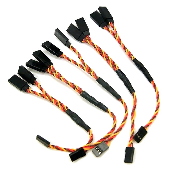 5PCS 3Pin RC Servo Y-Harness Extension Ropes Replacemnet Parts For Futaba For JR