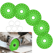 5PCS 4.5115 * 22.23mm Glass Cutting Disc for Angle Grinder, Rock Slab Grinding Disc Diamond Cutter Saw Blade, Ultra-Thin Cutting Grinding for Marble Granite Porcelain Tile Glass