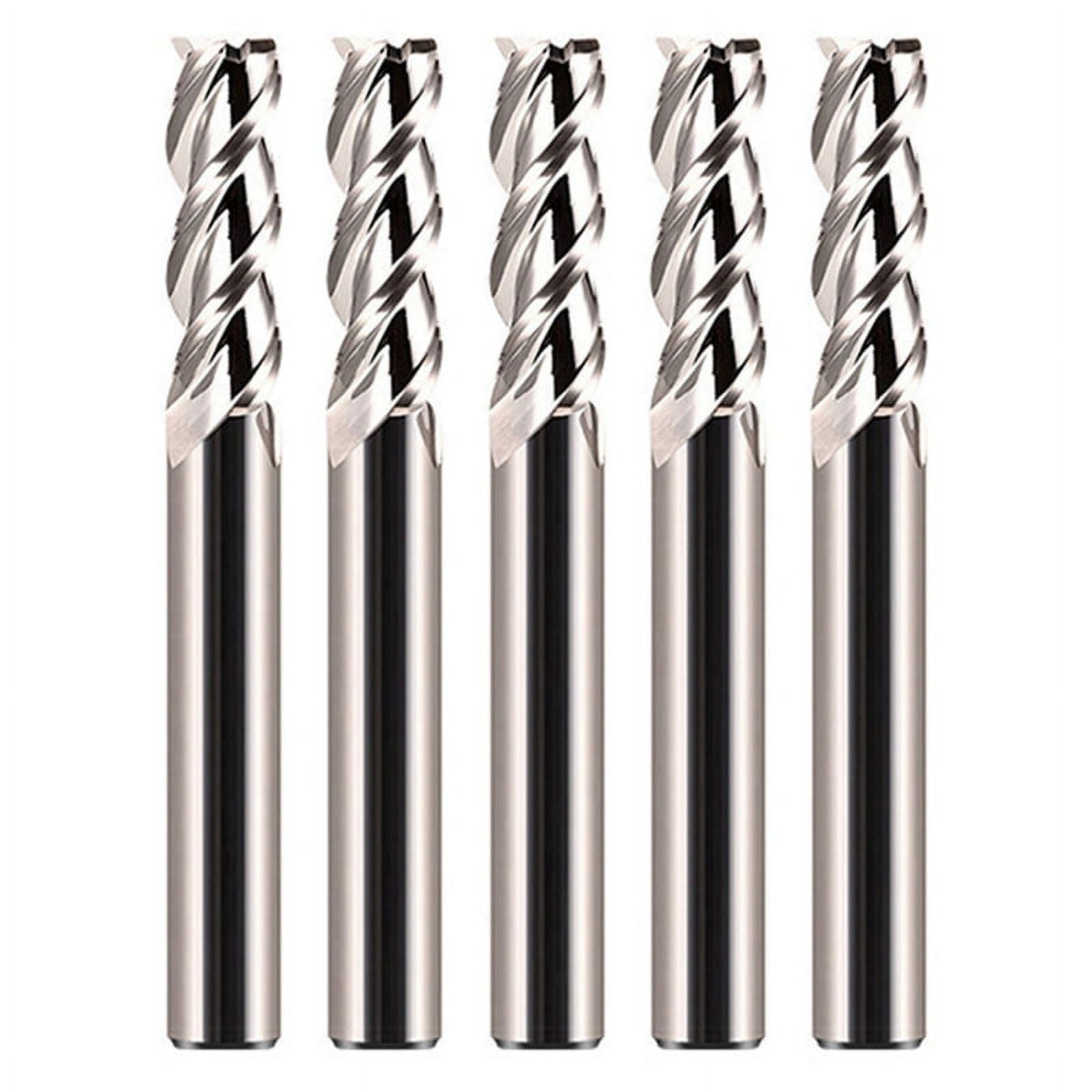 5PCS 55 Degrees Spiral Upcut Router Bits Set 6mm Solid Carbide CNC Wood
