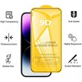 5PCS 9D Tempered Glass for IPhone 14 13 12 11 Pro Max 12Mini 13Mini
