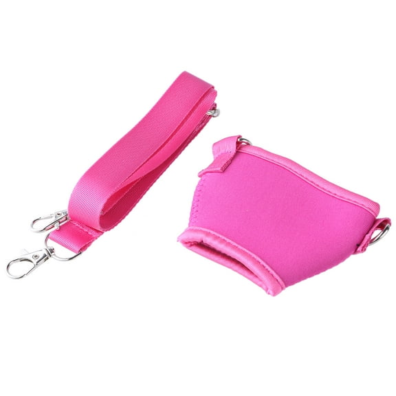 5PCS Adjustable Wine Glass Lanyards Insulator Holder Necklace Neoprenes Sleeve with Neck Strap for Wine Festival Party