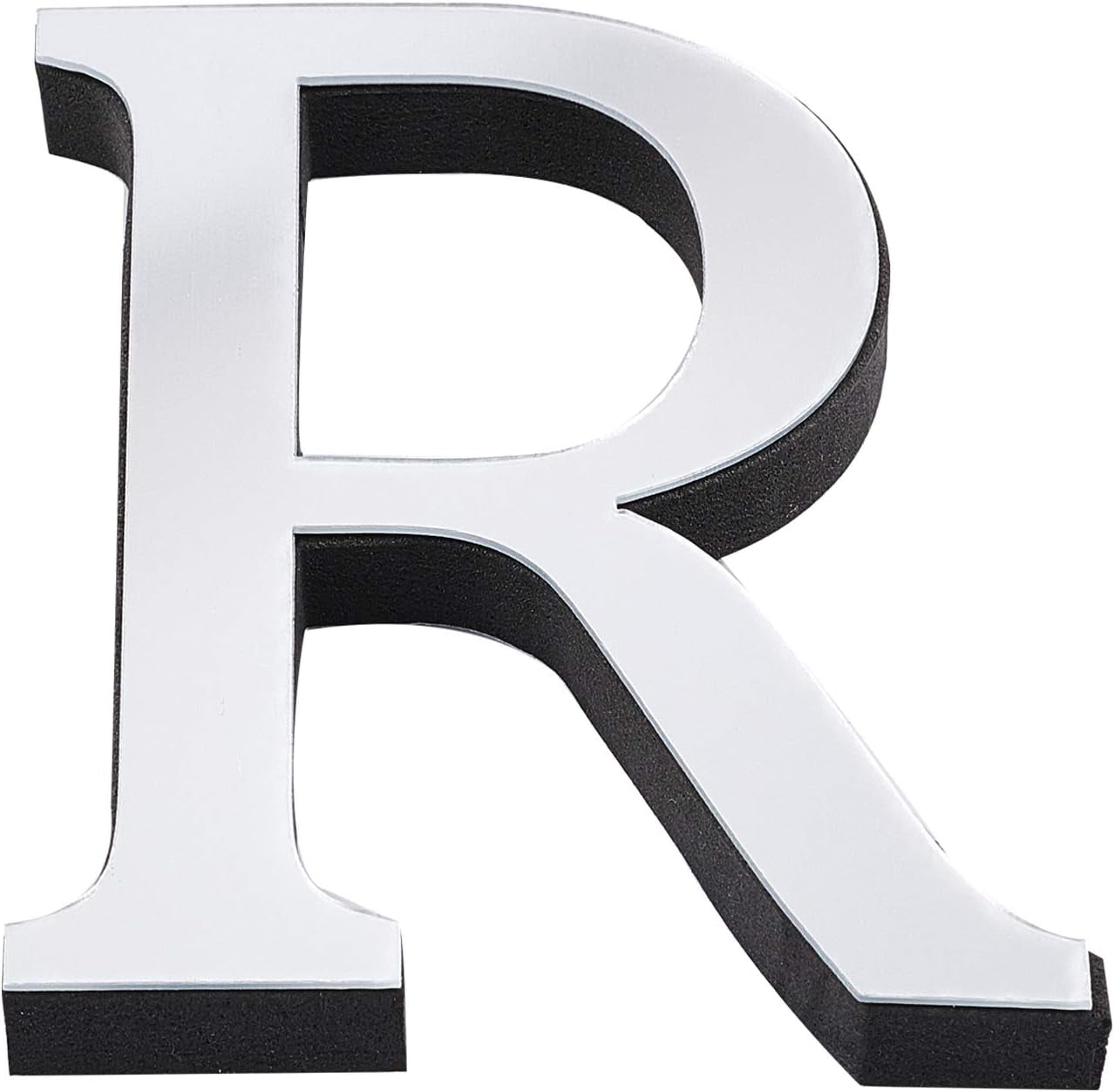 5PCS Alphabet Mirror Stickers Acrylic 26 Letters 3D Mirror Wall ...