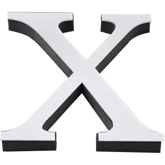 5PCS Alphabet Mirror Stickers Acrylic 26 Letters 3D Mirror Wall Stickers Heart Shape for Living Room Bedroom Kitchen Wall Decoration Silver Silver DIY