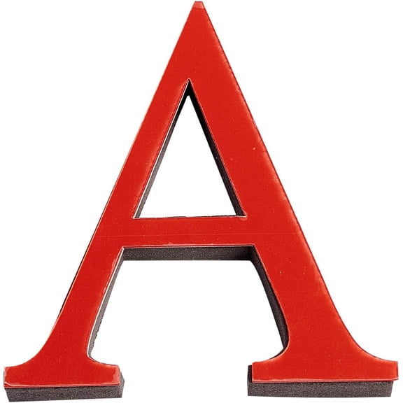 5PCS Alphabet Mirror Stickers Acrylic 3D Mirror Wall Stickers Heart & Shape DIY Wall Decals for Living Room Bedroom Kitchen Wall Decoration Red Red