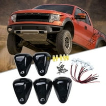 5PCS Amber LED Cab Rooftop Marker Lights For Ford F250 F350 F450 F550 1999-2016