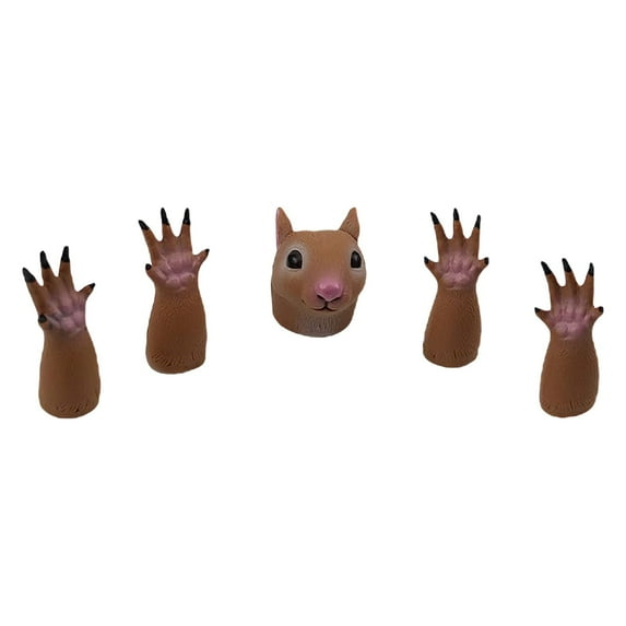 5PCS Animal Finger Puppets - Cute Plush Toys for Kids - Ideal Birthday/ Gifts