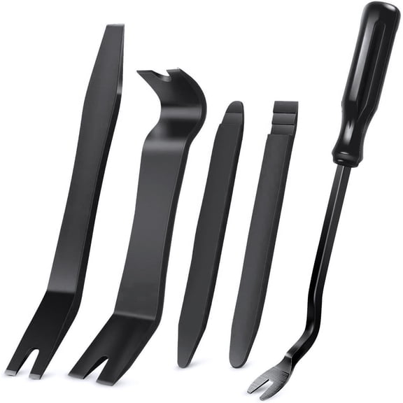 5PCS Auto Trim Removal Tool Kit No-Scratch Pry Tool Kit for Car Door Clip Panel & Audio Dashboard Dismantle -5PCS