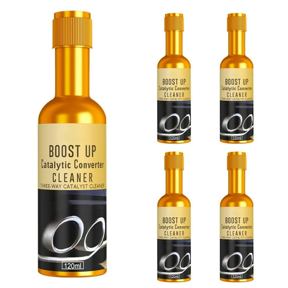 5PCS Automotive Cleaning Agent - Boost Up Three-Way Catalytic Converter Cleaner, Engine Carbon Remover(120ml)