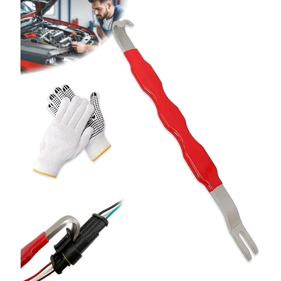5PCS Automotive Electrical Connector Removal Tool Set, High-Carbon Steel Terminal Disconnect Pliers, Wire Plug Separator Tools for Cars, Trucks & SUVs