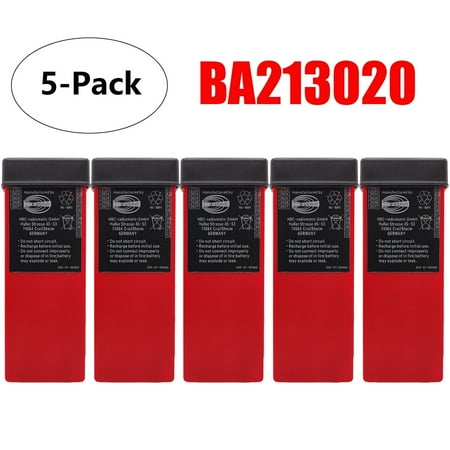 5PCS BA213020 Replace battery HBC Radiomatic BA213020 BA214061 FUB10AA Rechargeable