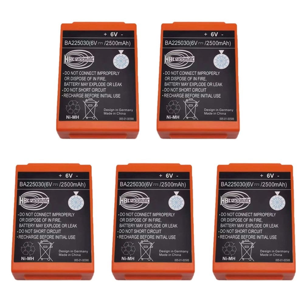5PCS BA225030 2500mAh 6V Ni-Mh Rechargeable Battery High-Performance Batteries