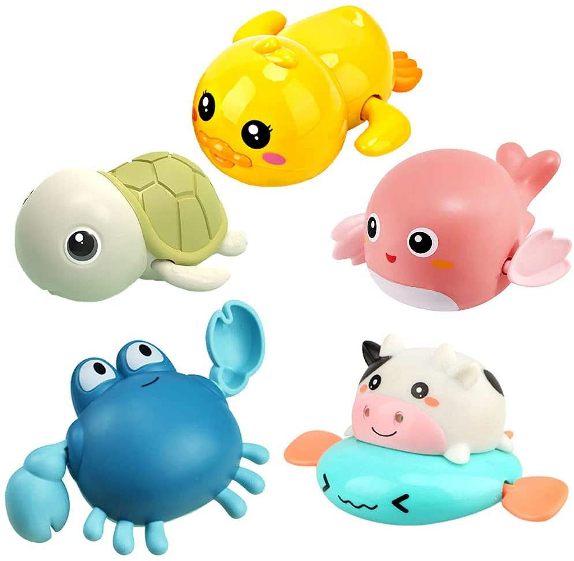 3 Pack - Swimming Bathtub Windup Water Toy for Boys and Girls, Baby Turtle  Bath Toys, Cute Funny Floating Pool Water Toys for 1 2 3 4 5 Year Old Child
