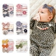 thumbnail image 1 of 5PCS Baby Headbands and Bows Hairbands Soft Nylon Elastics Handmade Girls Hair Accessories for Newborn Babies Infant Toddlers Kids, 1 of 2