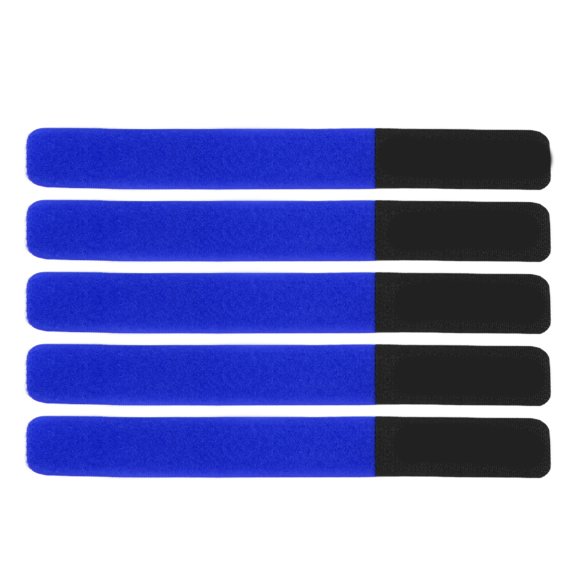 5PCS Bicycle Pump Straps Bike Securing Rack Band Adjustable Reusable for Binding Storage ArrangementBlue