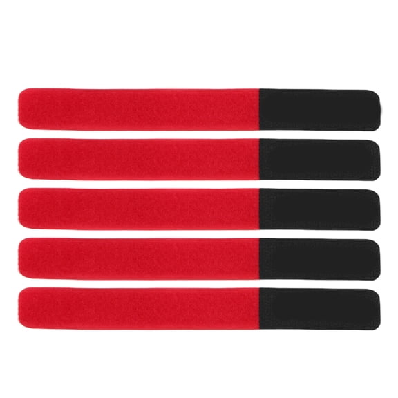 5PCS Bicycle Pump Straps Bike Securing Rack Band Adjustable Reusable for Binding Storage ArrangementRed