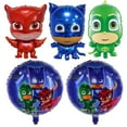 thumbnail image 1 of 5PCS Birthday Party Balloons PJ Mask Balloons Foil Balloon Adult & Kids Party Theme Decorations, 1 of 5