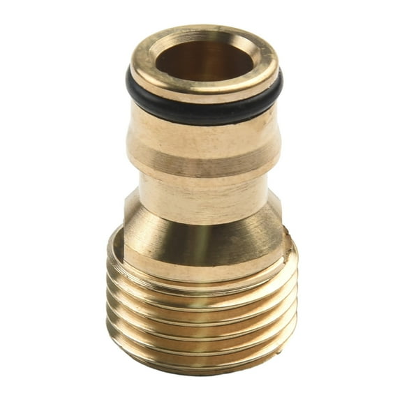 5PCS Brass Tap Adaptors 15mm 1/2" Male External Thread Fitting Hose Quick Garden Lawn Sprinkler&watering Guns Accessories