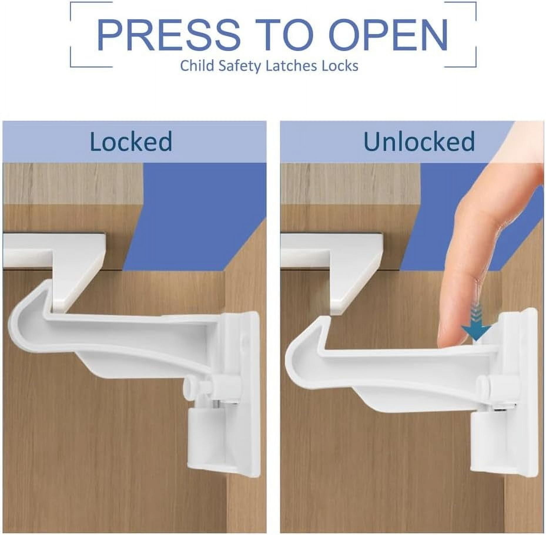 5PCS Cabinet Locks Baby Proofing,Child Cabinet Locks, Baby Proofing ...