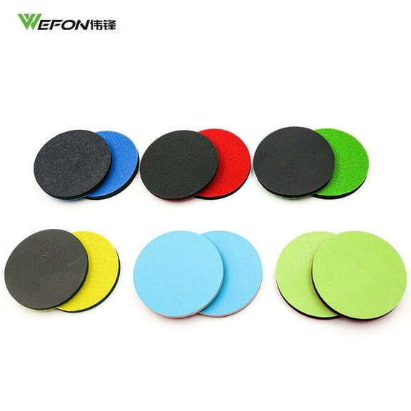 HOMEMAXS Car Glass Scratch Remover Polishing Pads Kit with Sponge Discs for Repair 180 Mesh 5 Pieces