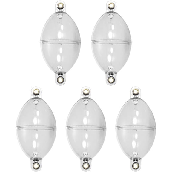 5PCS Casting Bubble Float 95mm, Water-Fillable Clear Fishing Bobber for Buoyancy Control, Plastic Bubble for Long Casting/Sea/River Fishing(xxw)