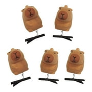 POYOGA 5PCS Charm 3D Capybara Hairpins Stylish Hair Clip Hair Decoration