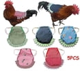 thumbnail image 1 of 5PCS Chicken Saddle Adjustable Hens Aprons Back Wing Feather Protection Presents, 1 of 5