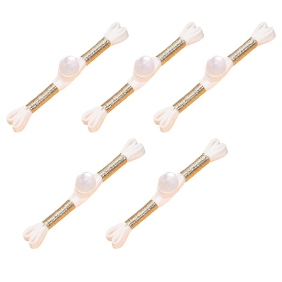 Sewing Closure Buttons Bead Frogs Fasteners Buckles for Han Suit Dance Dress Chinese Cheongsam Button 5pcs