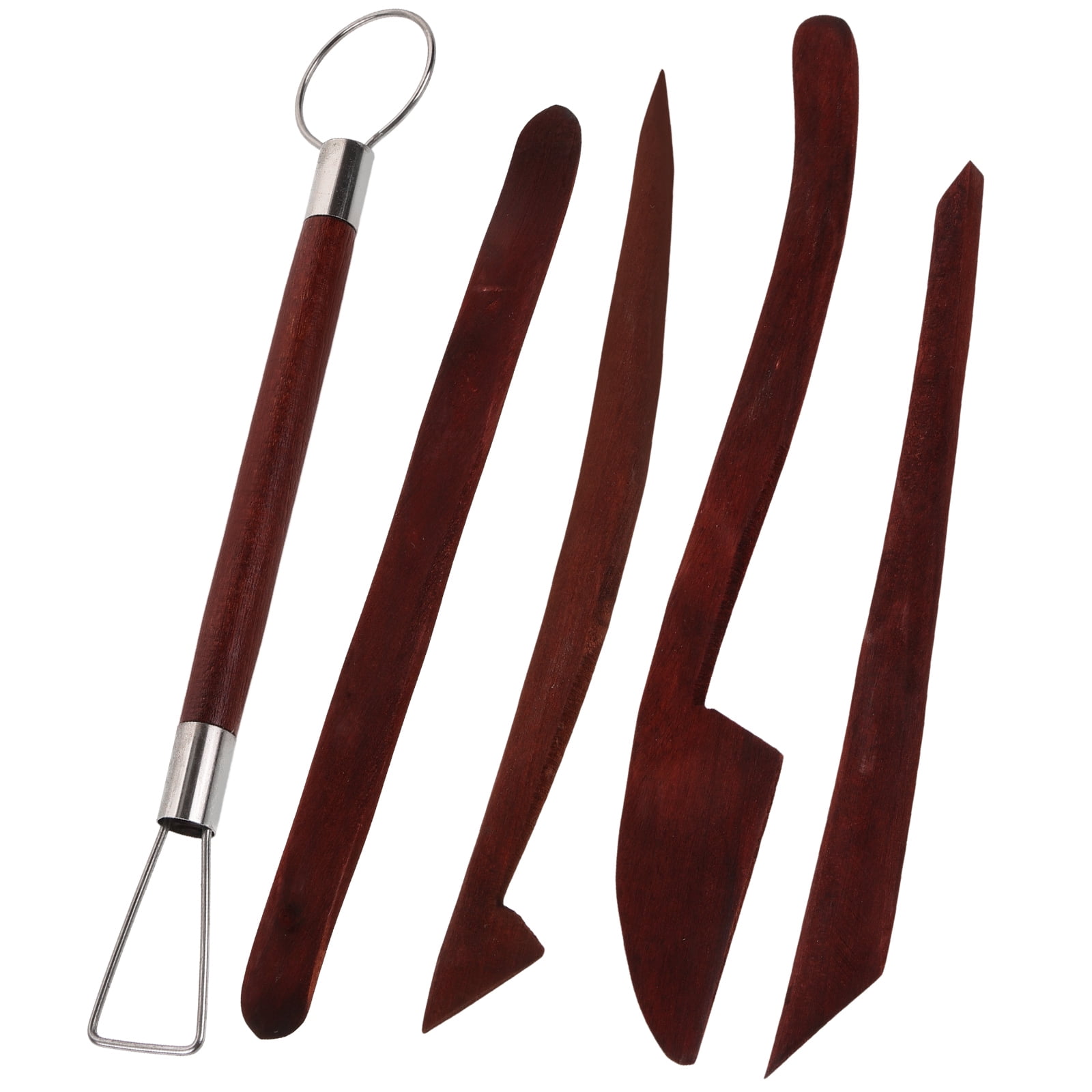 5PCS Clay Utility Wooden Clay Clay Ceramic Sculpture Clay Sculpture