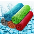 thumbnail image 1 of 5PCS Cooling Towels Ice Towel Microfiber Breathable Chilly Cool Exercise Towel for Neck and Face for Gym, Yoga, Running, Fitness, Camping, Outdoor Sport, 1 of 9