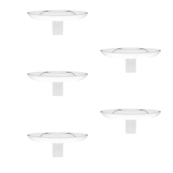 5PCS Creative Floating Floral Arrangement Holder, 2025 Innovative Floating Flower Display Stand, Clear Acrylic Floating Flower Bowl Stem Holder, Modern Floating Vase Pedestal Stand