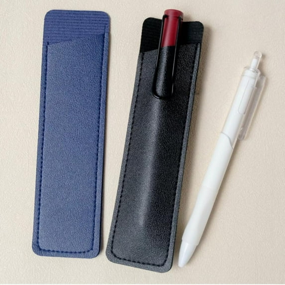 5PCS Creative Portable Pencil Case Simple Pencil Case Protective Cases That Can Hold Two Pens