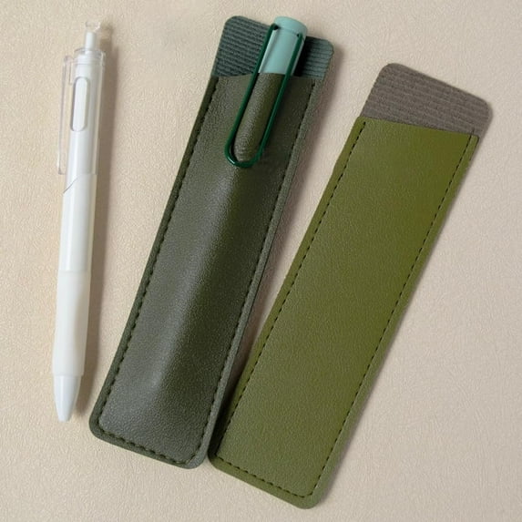5PCS Creative Portable Pencil Case Simple Pencil Case Protective Cases That Can Hold Two Pens