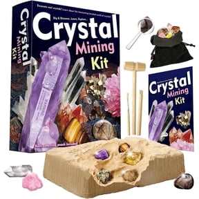 Piano Potato Crystal Mining Kit for Kids – Dig and Discover Real Gemstones, Crystals, and Minerals, STEM Geology Kit with Excavation Tools, Fun Educational Gift for Boys and Girls (Ages 6+)