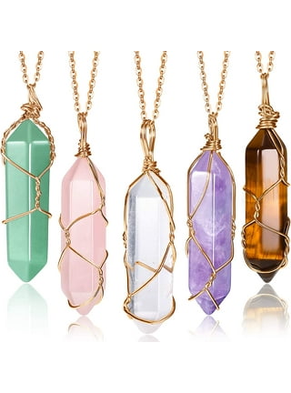 Crystals Healing Stones Necklace