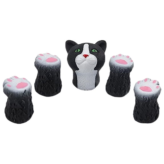 5PCS Cute Animal Finger Puppet Plush Toy, Soft Fabric PP Cotton, Antistatic Easy to Clean, Odorless, for Kids Birthday Party Gift