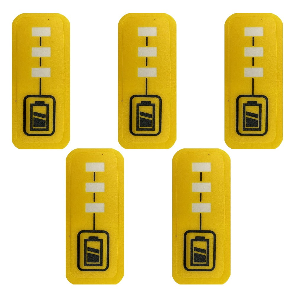 5PCS DCB200 Battery Capacity LED Key Sticker Label For 18V DCB140 ...