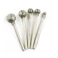 thumbnail image 1 of 5PCS Diamond Round Ball Burr Drill Bit Set For Carving Engraving Drilling, 1 of 5