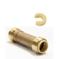 thumbnail image 2 of 2-Pack 3/4-inch Push Fit Check Valves - Brass Plumbing Fittings For PEX, Copper 2 of 9